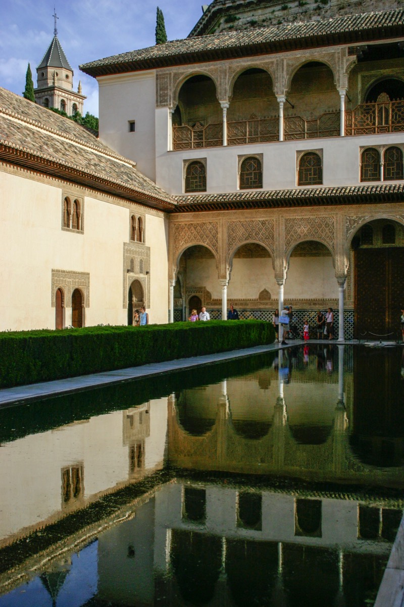 Granada - Alhambra - the mirror of the Palacio de Comares