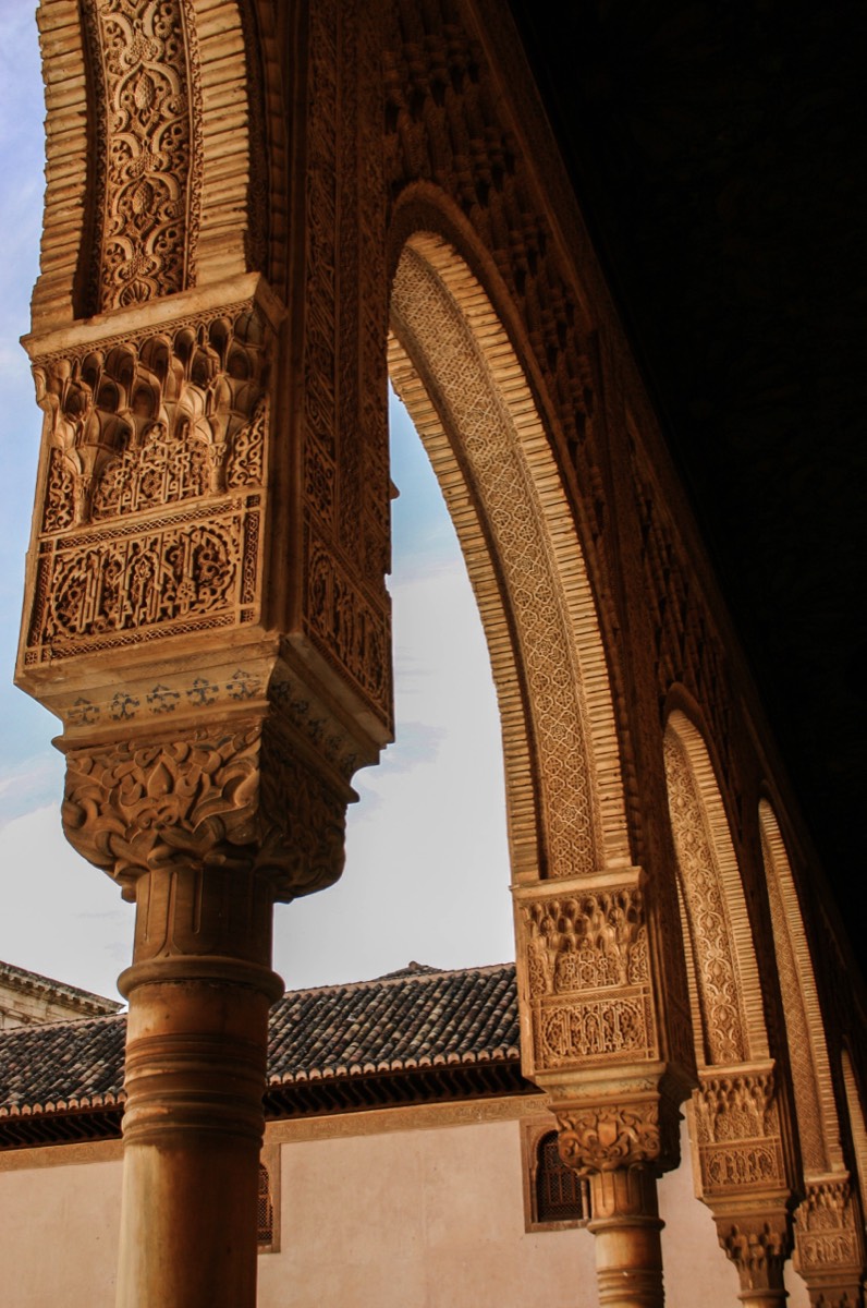 Granada - Alhambra - Arches of the Palacio de Comares