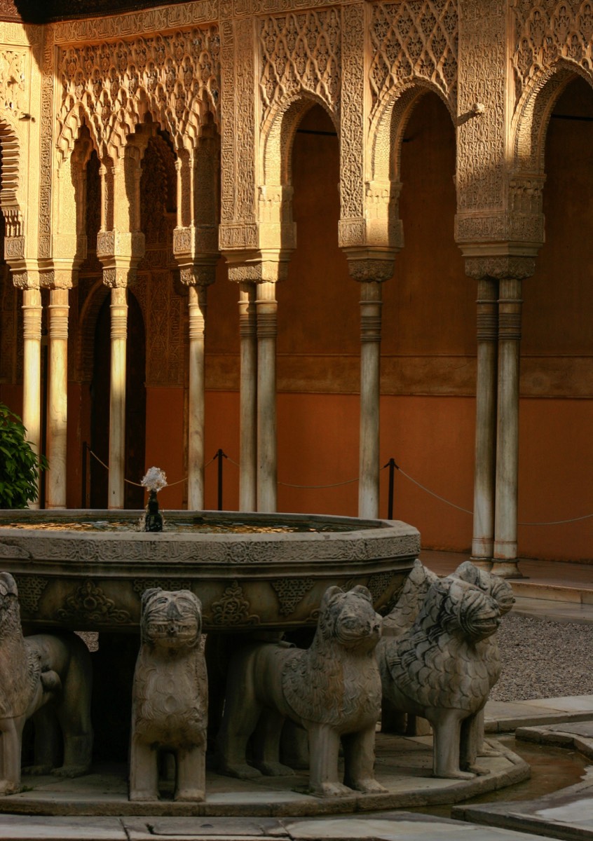 Granada - Alhambra - Part of the Patio de los Leones