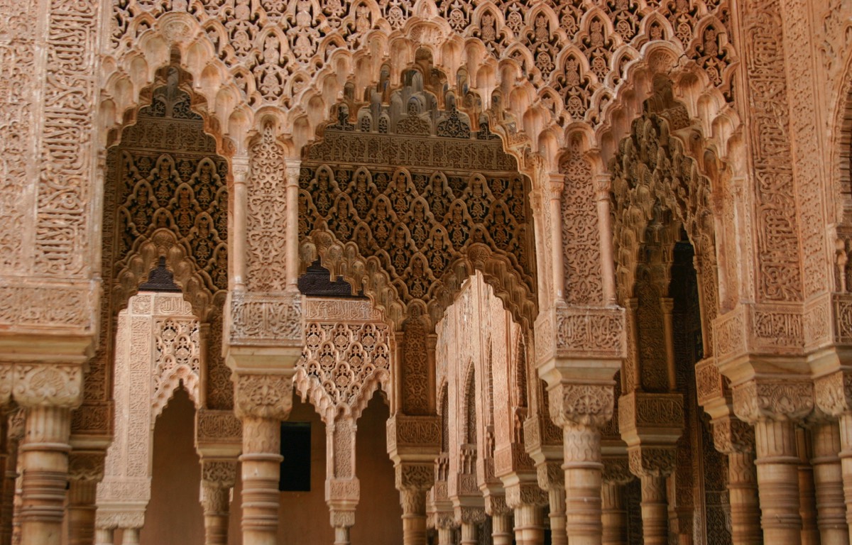 Granada - Alhambra - Arches of the Patio de los Leones