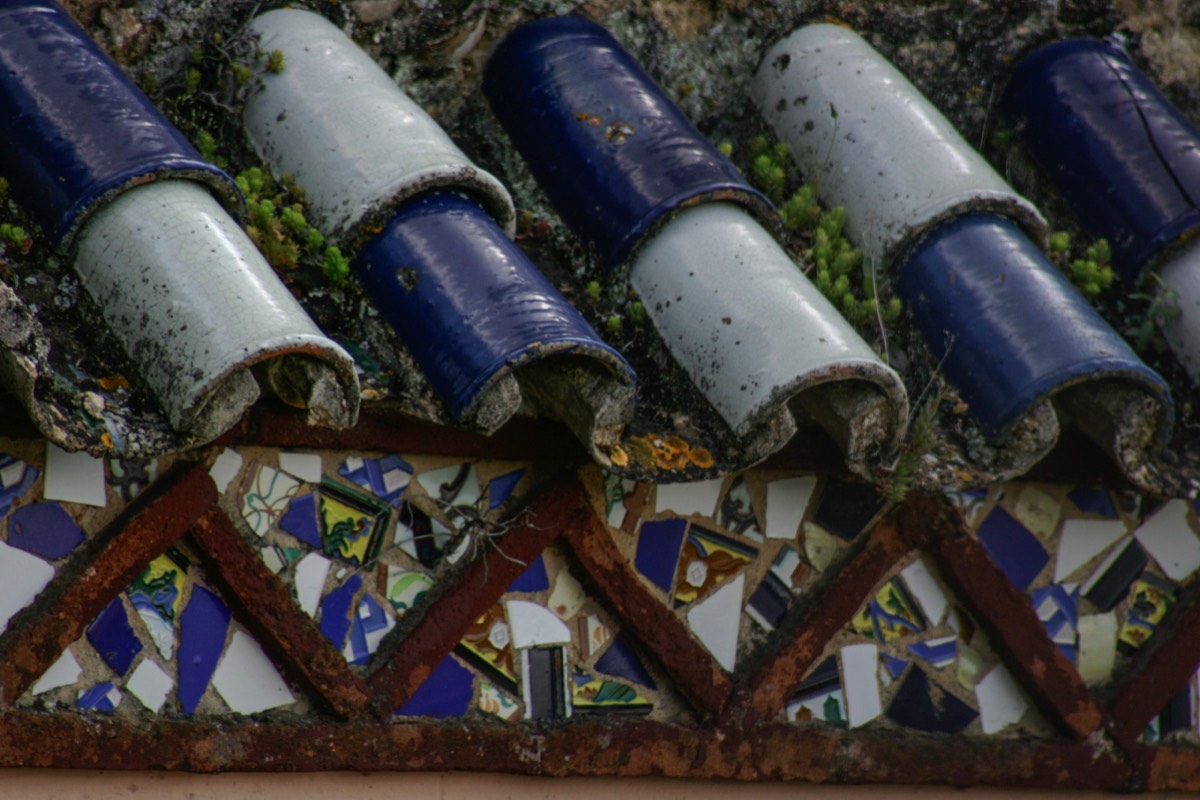 Ronda - Ceramic tiles on a roof