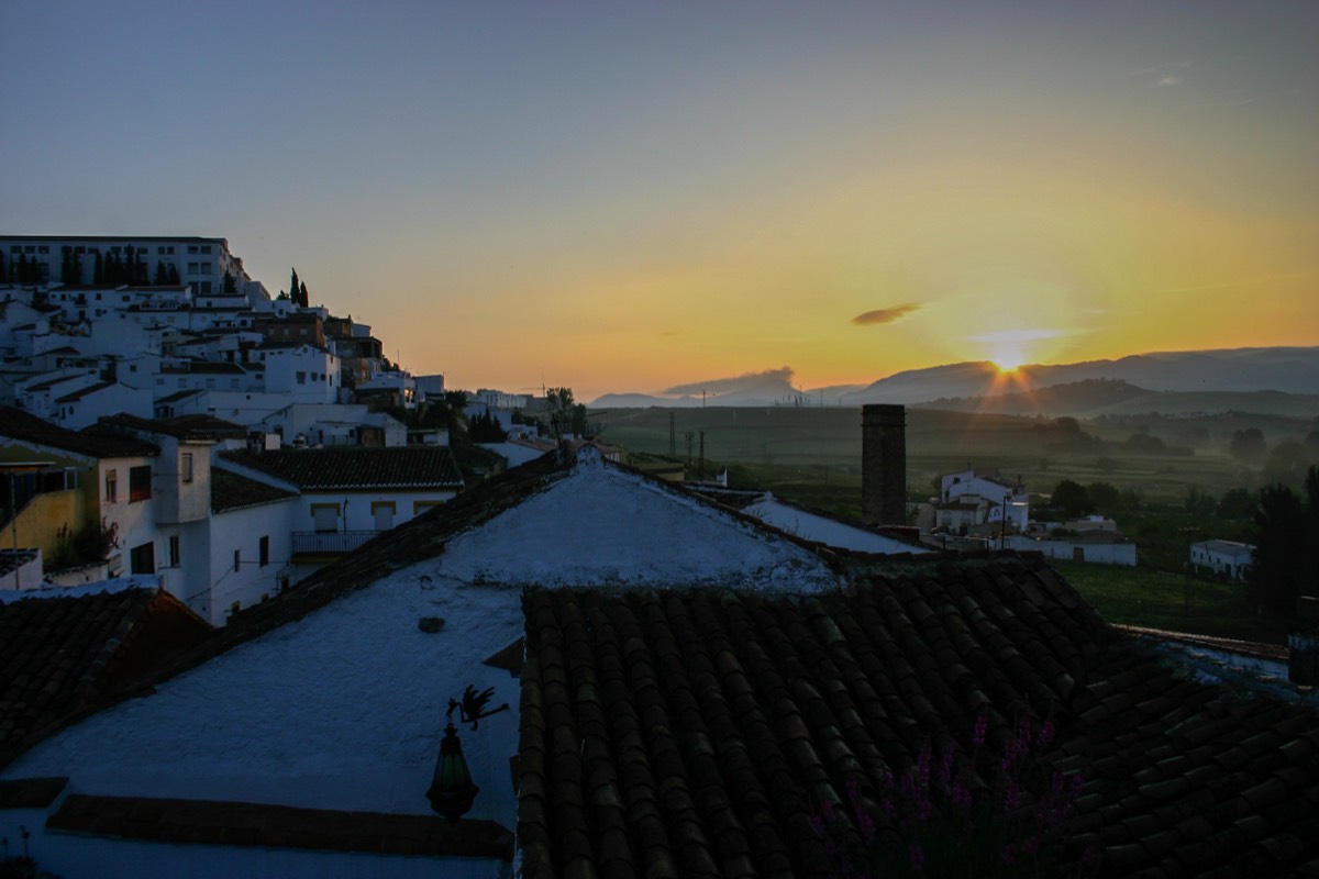 Ronda - Sunrise from our window