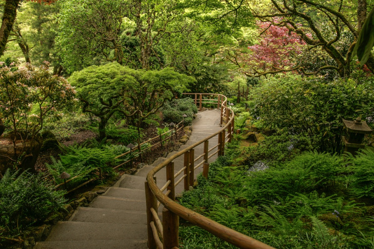 Japanese garden in Butchart Gardens
