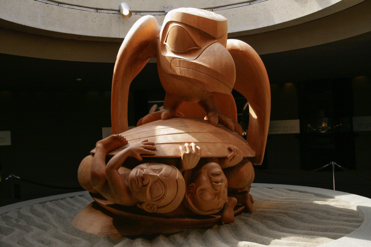 Bill Reid scuplture, Museum of Anthropology - Vancouver