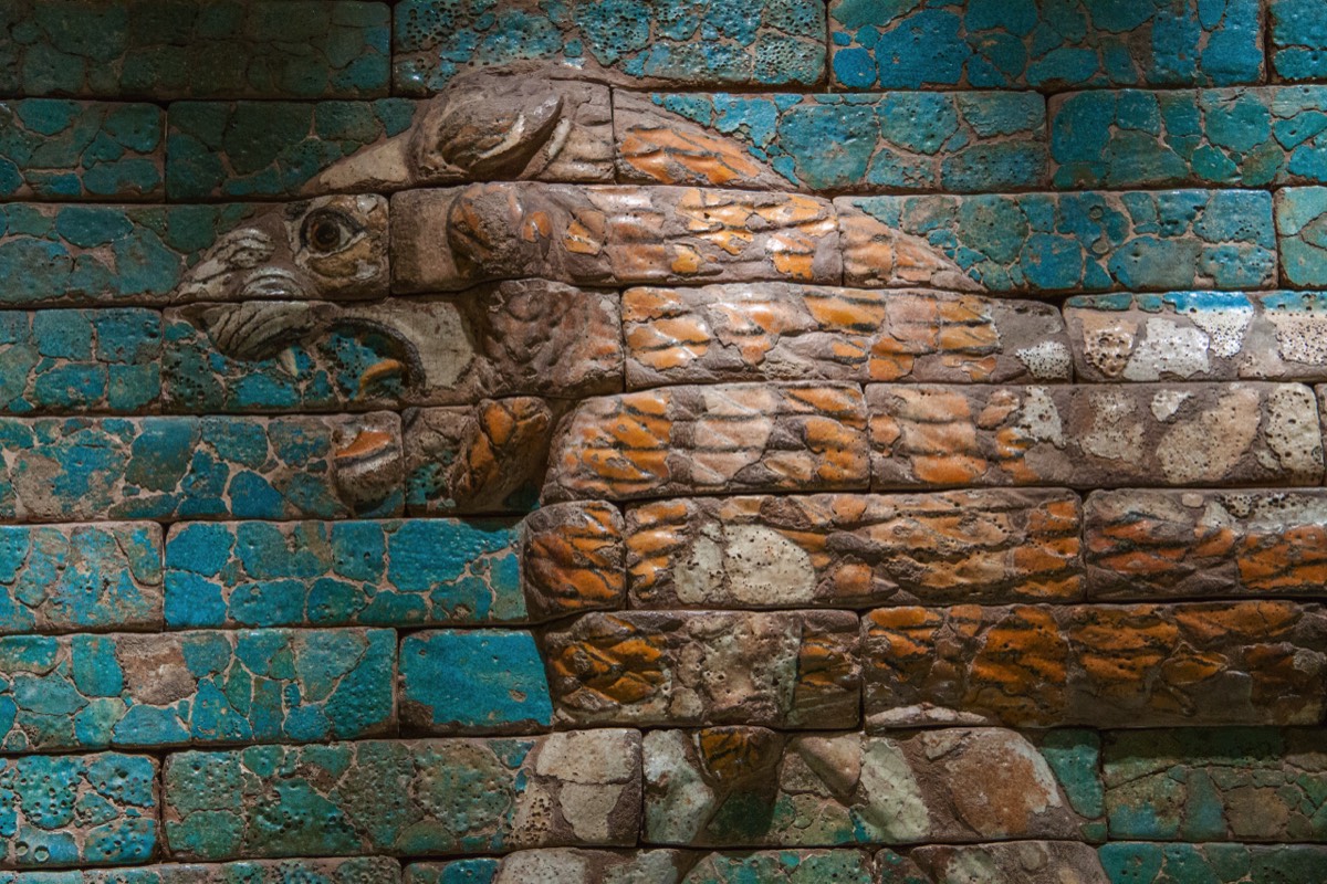 Babylonian lion, very similar to the Louvre or Istanbul