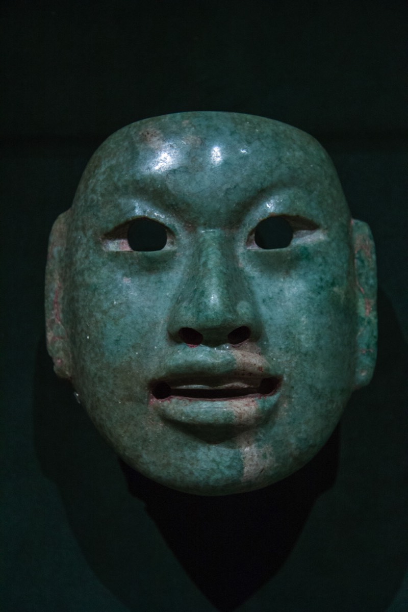 Middle-American stone face