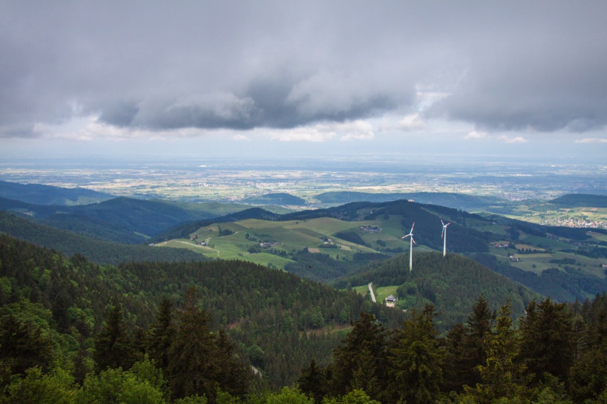 At the top of Schauinsland