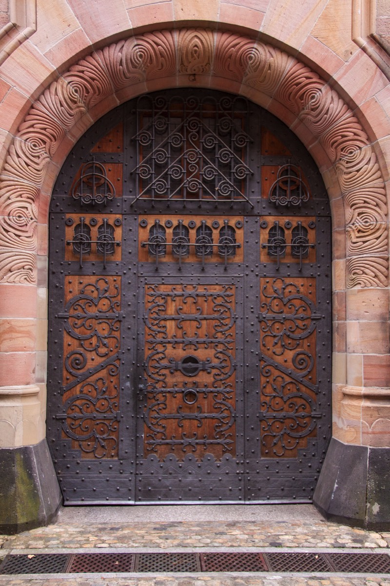 Beautiful portal in Freiburg