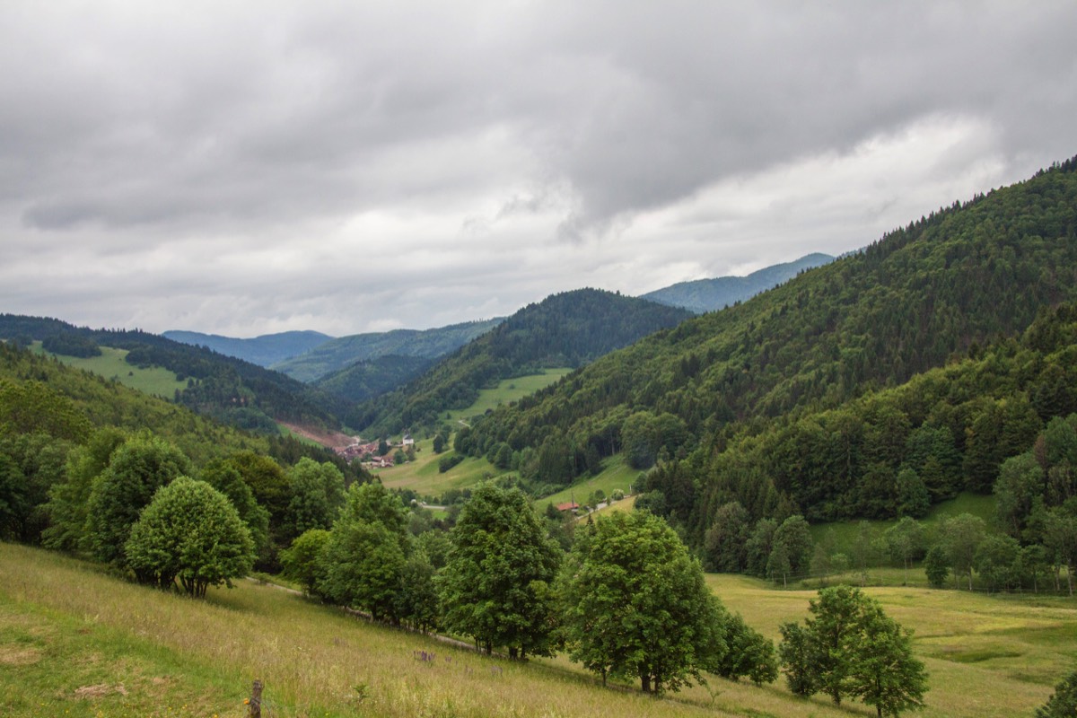 Belchen - View on valley
