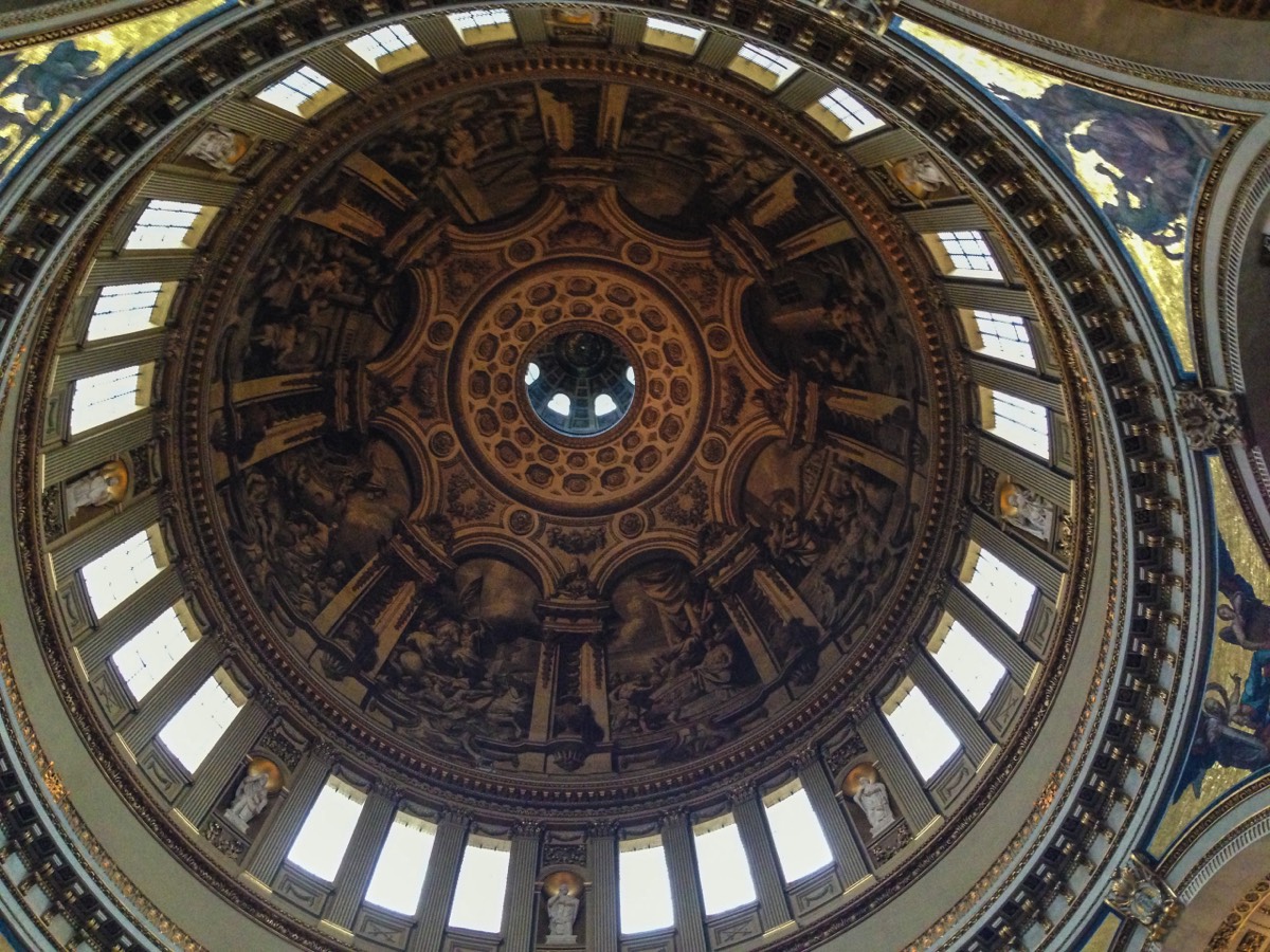 (illegal) photo of St-Paul's on the inside