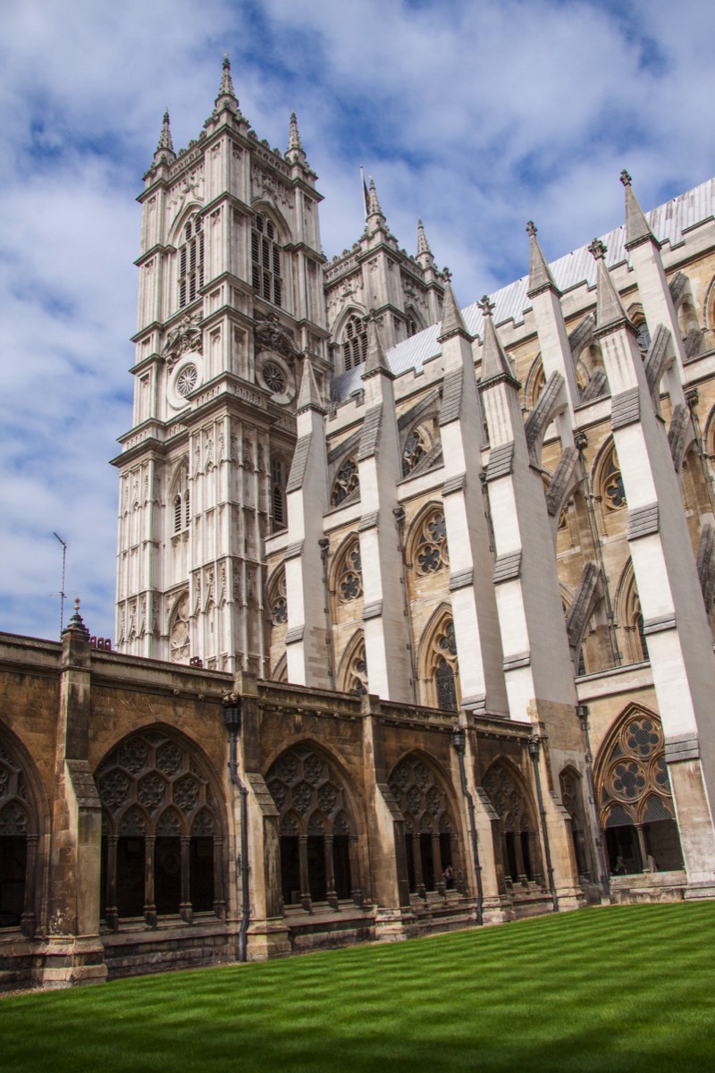 Westminster Abbey in the sunshine