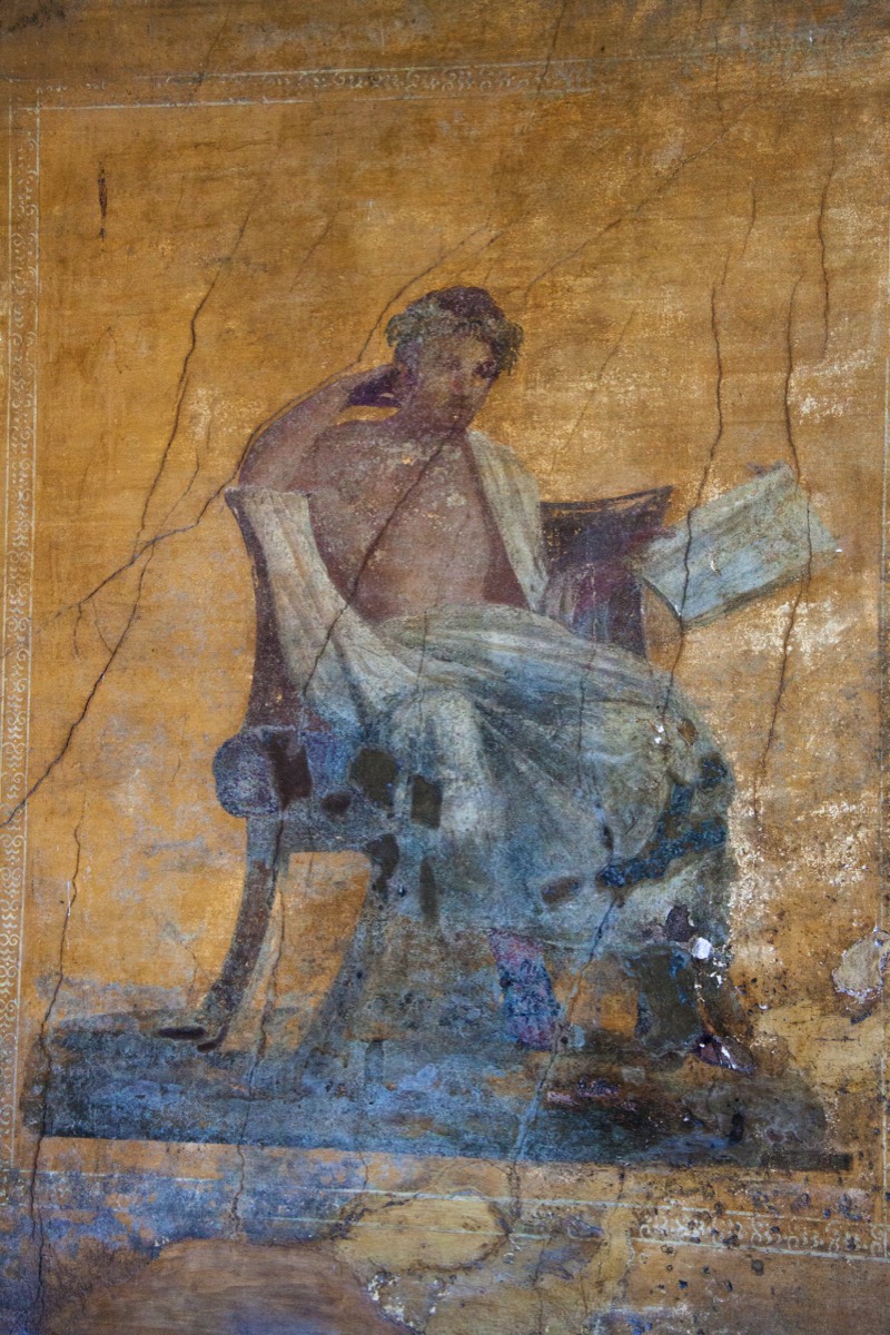 Fresco of Menander
