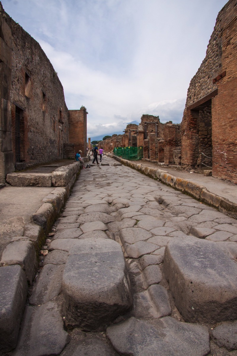 Pompeii stepping stones