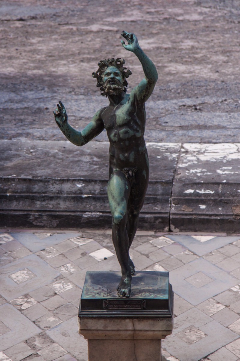 Pompeii - The faun in the House of the Faun