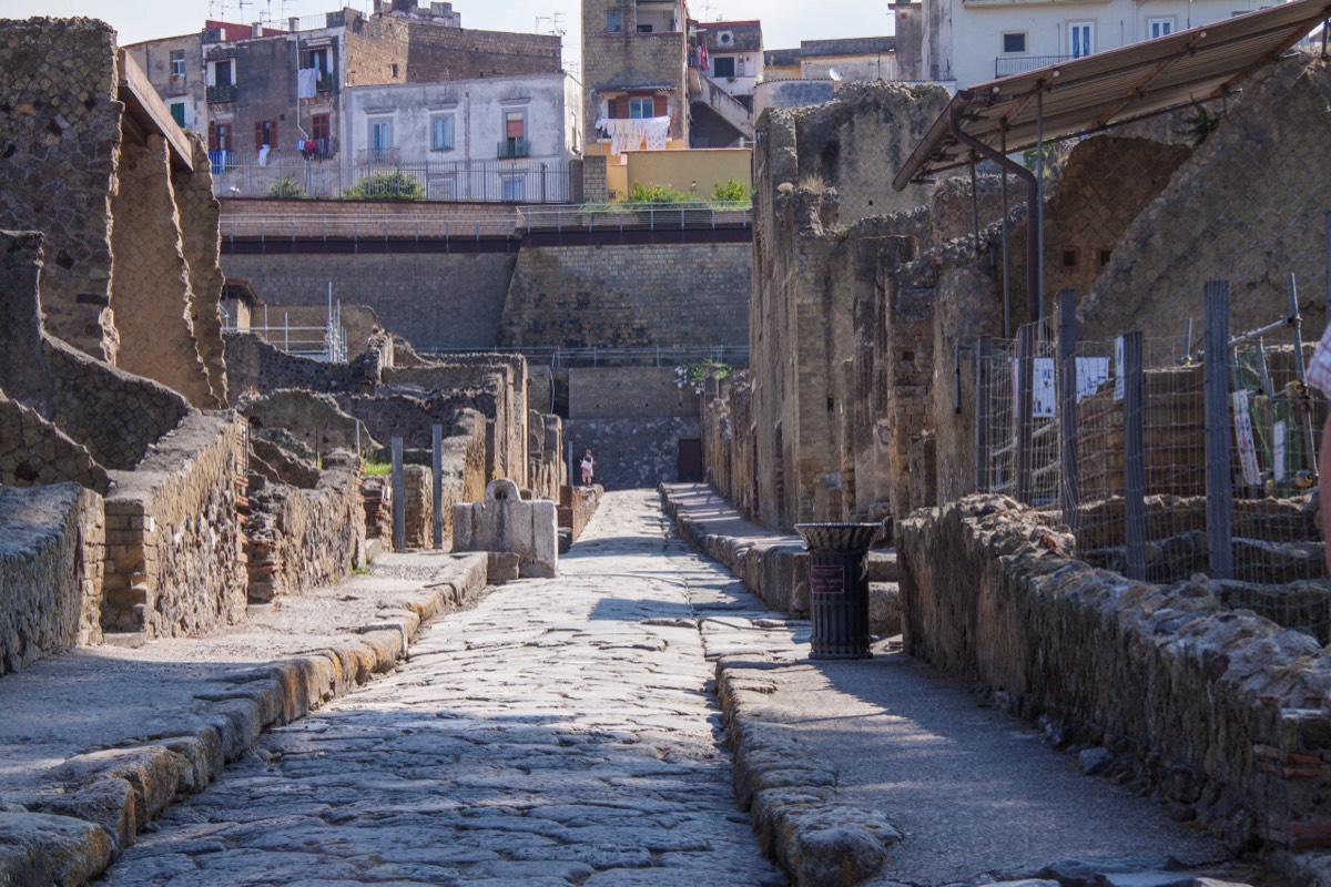 Typical Herculaneum street