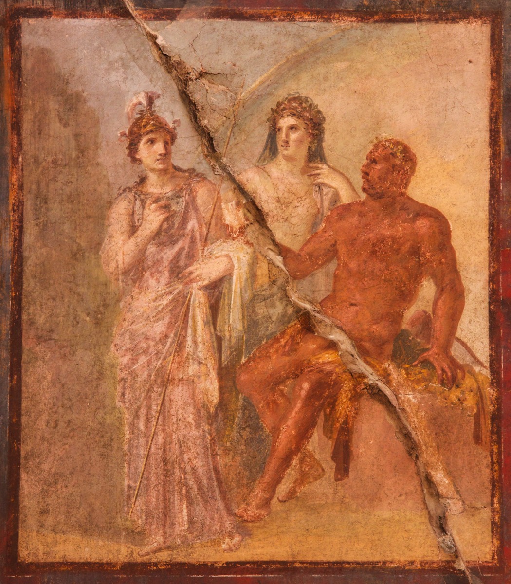 Fresco in the house of the Augustales