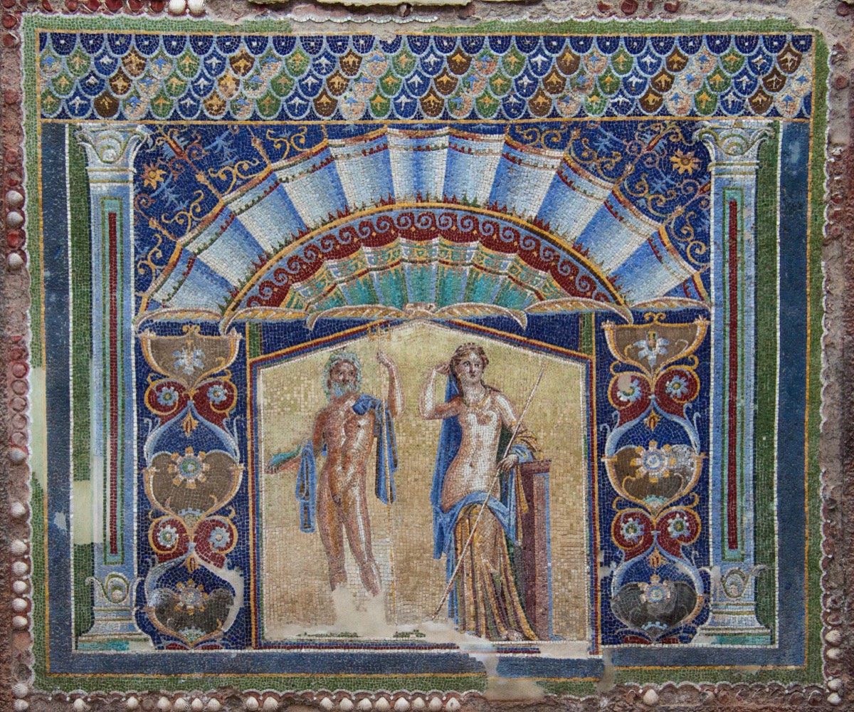 Main mosaic of House of Neptune and Amphitrite