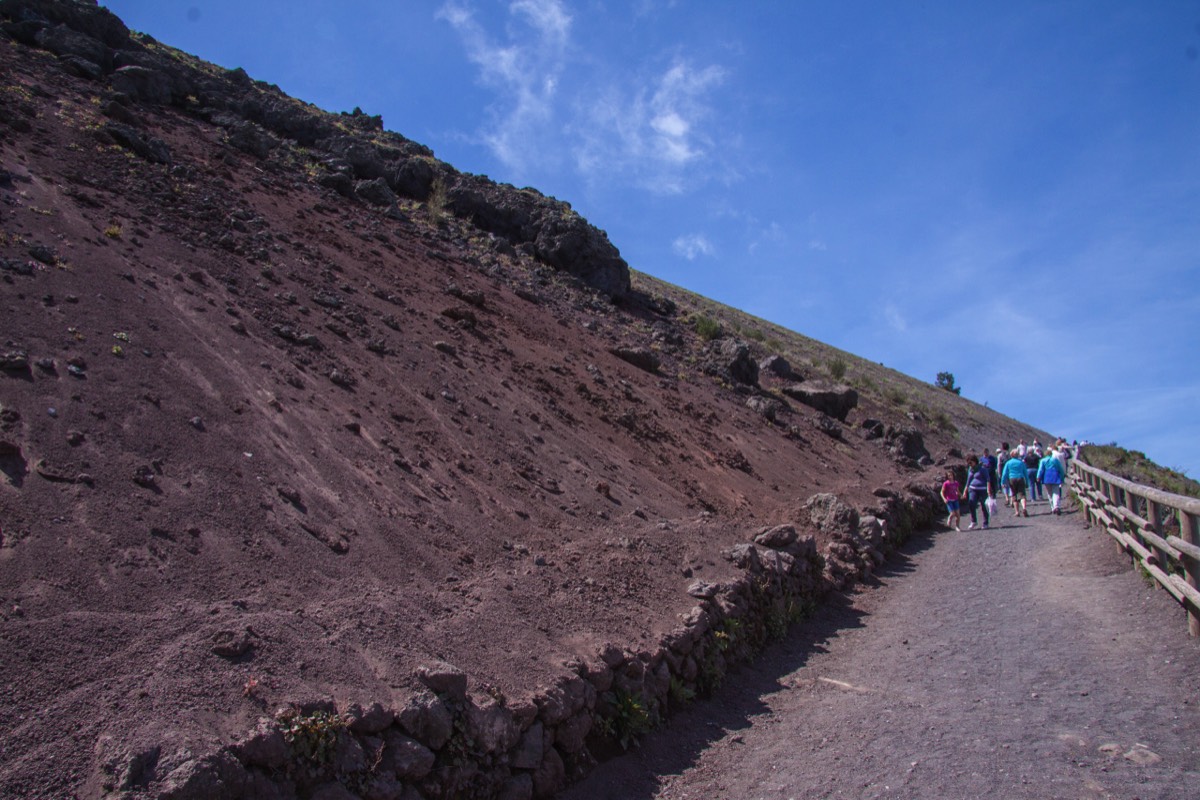 Climbing the Vesuvius
