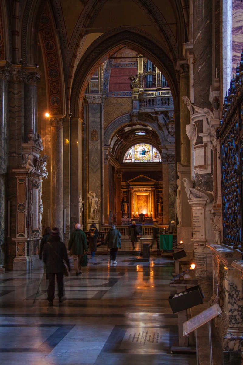 Inside Santa Maria sopra Minerva