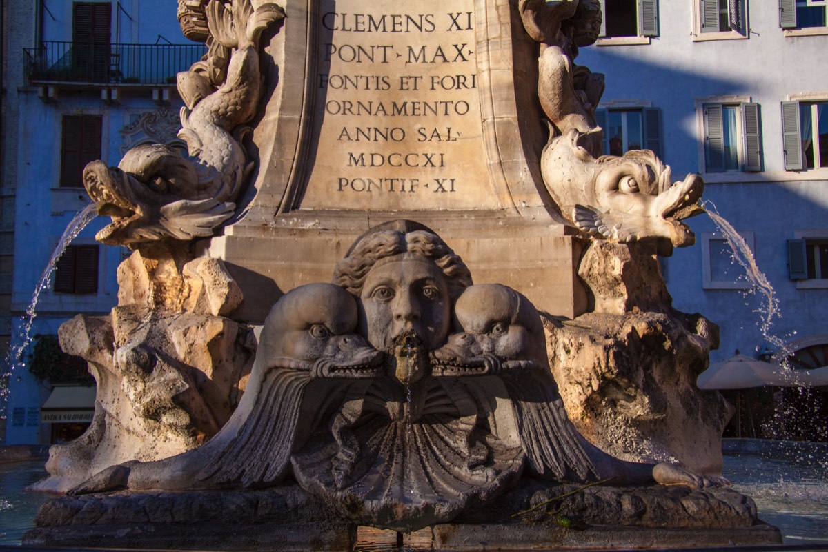 Fountain on the Piazza della Rotonda