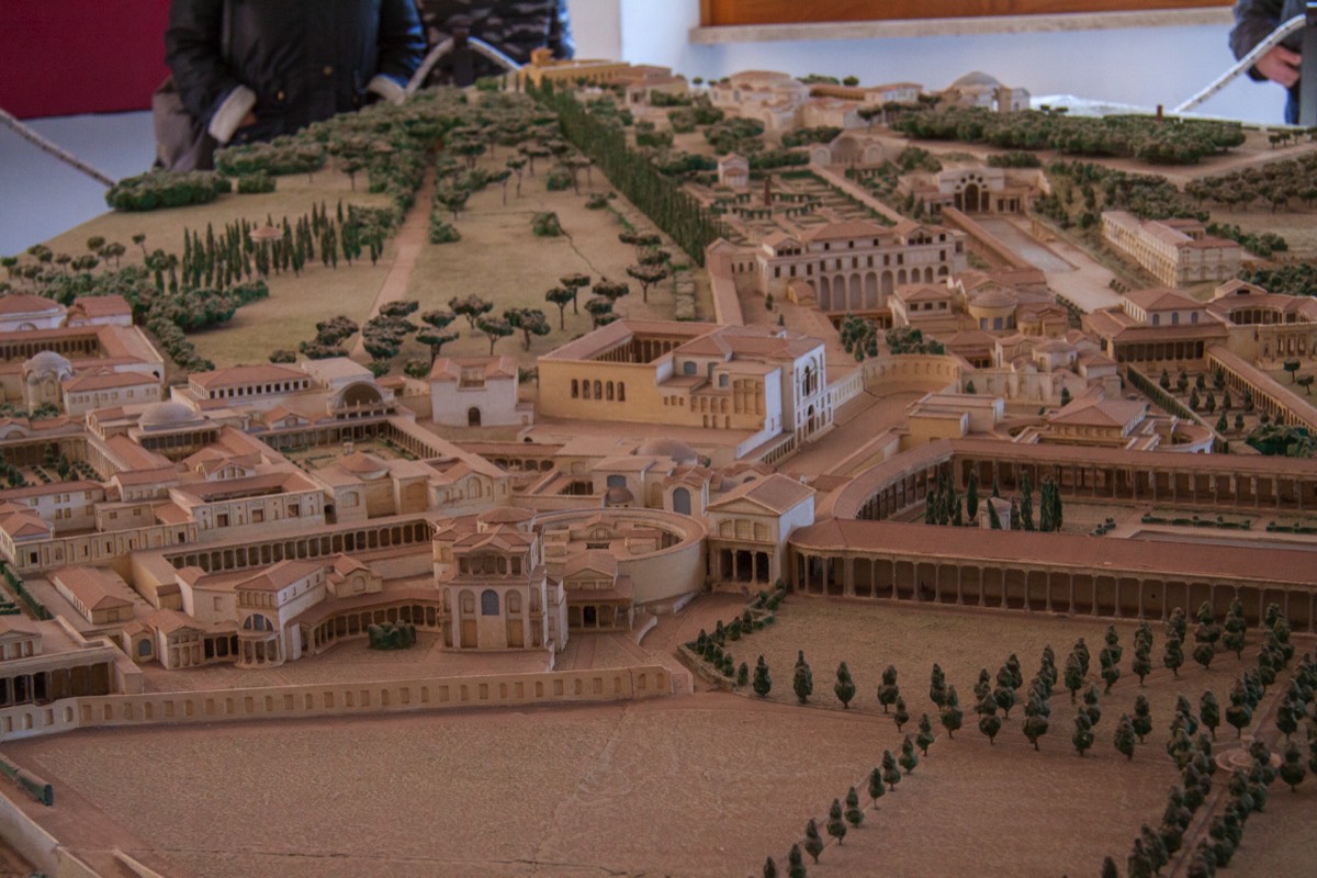 Scale model of Hadrian's Villa(ge)