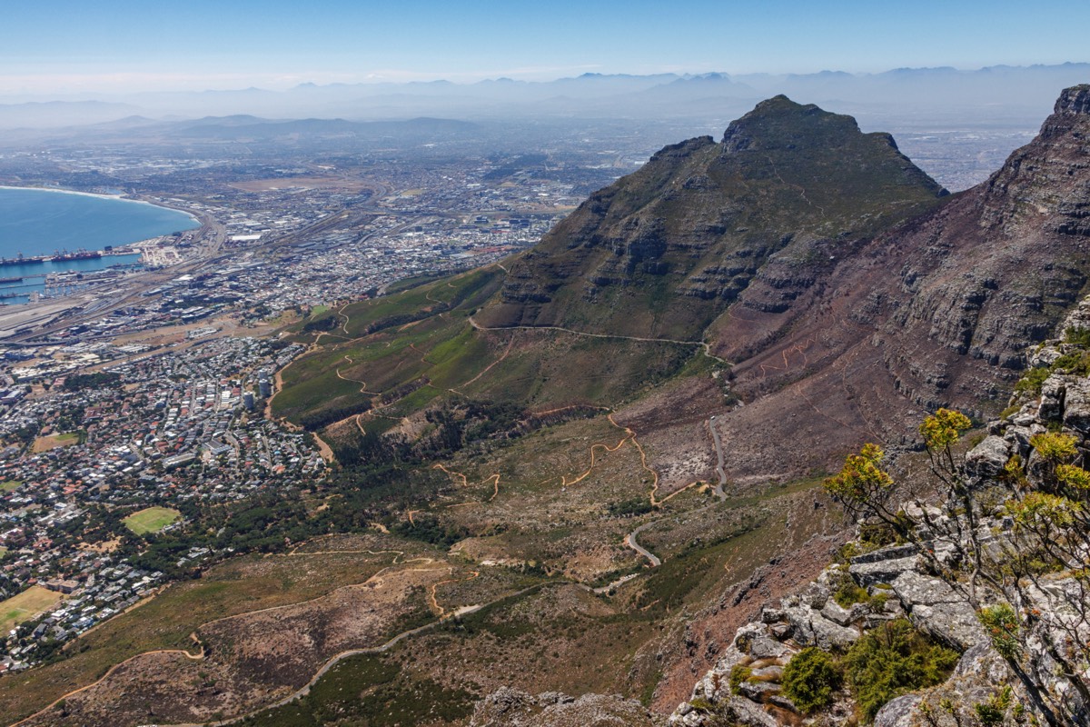 View on Cape Town from Table Mountain