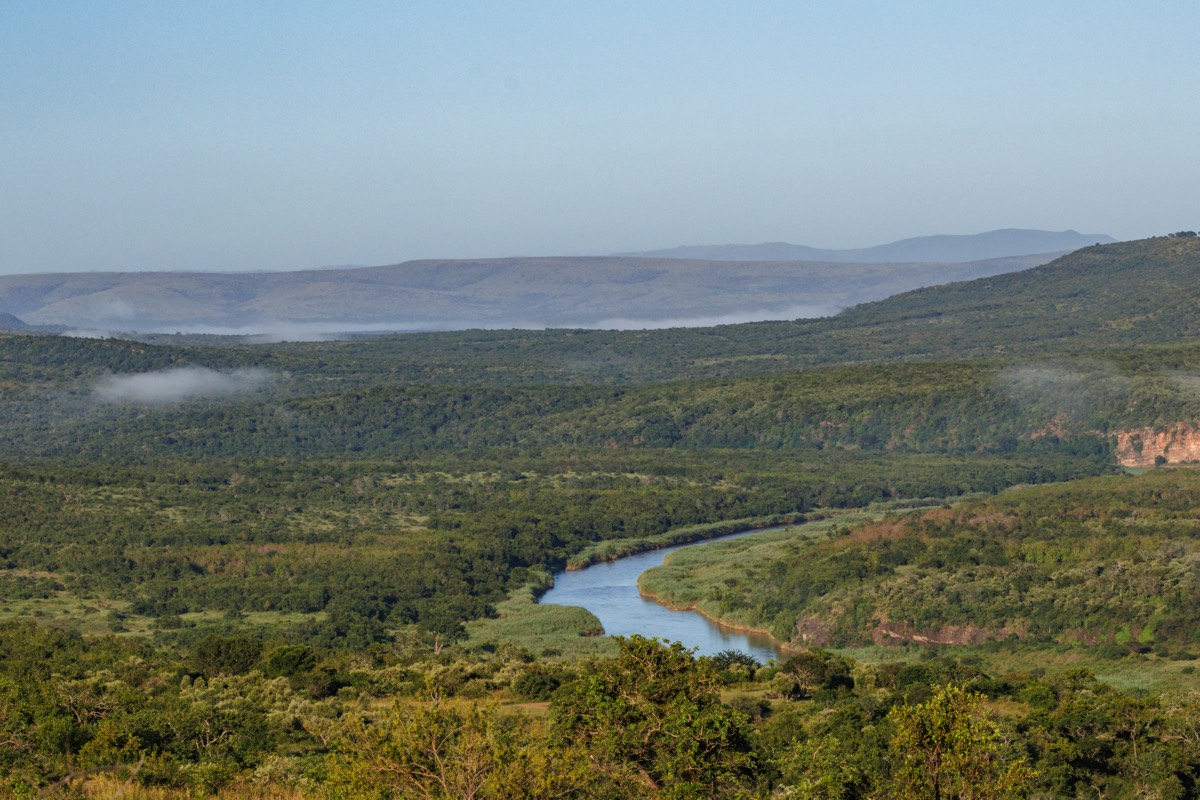 Mofolosi river in Hluhluwe Park