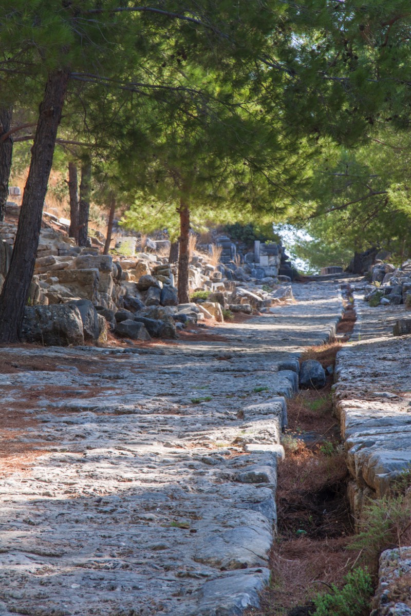 Priene - main street to West gate