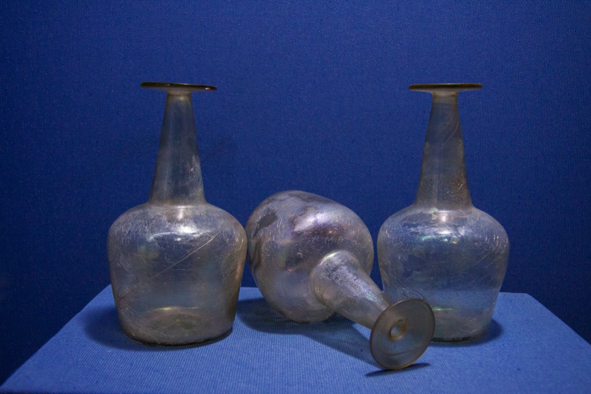 Bodrum Castle - Glassware from ship wrecks