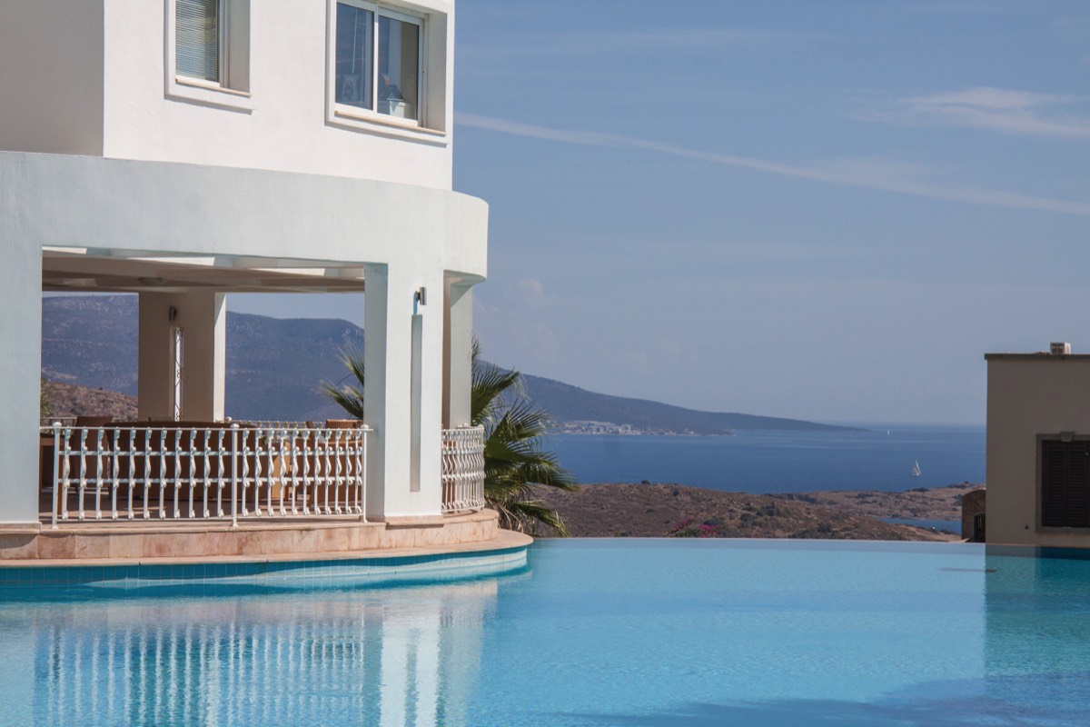 Bodrum - View from Doria hotel swimming pool