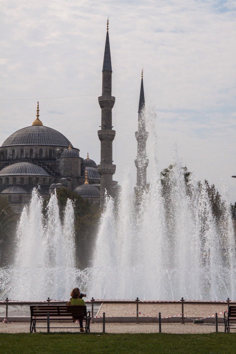 Istanbul - blue mosque from the outside