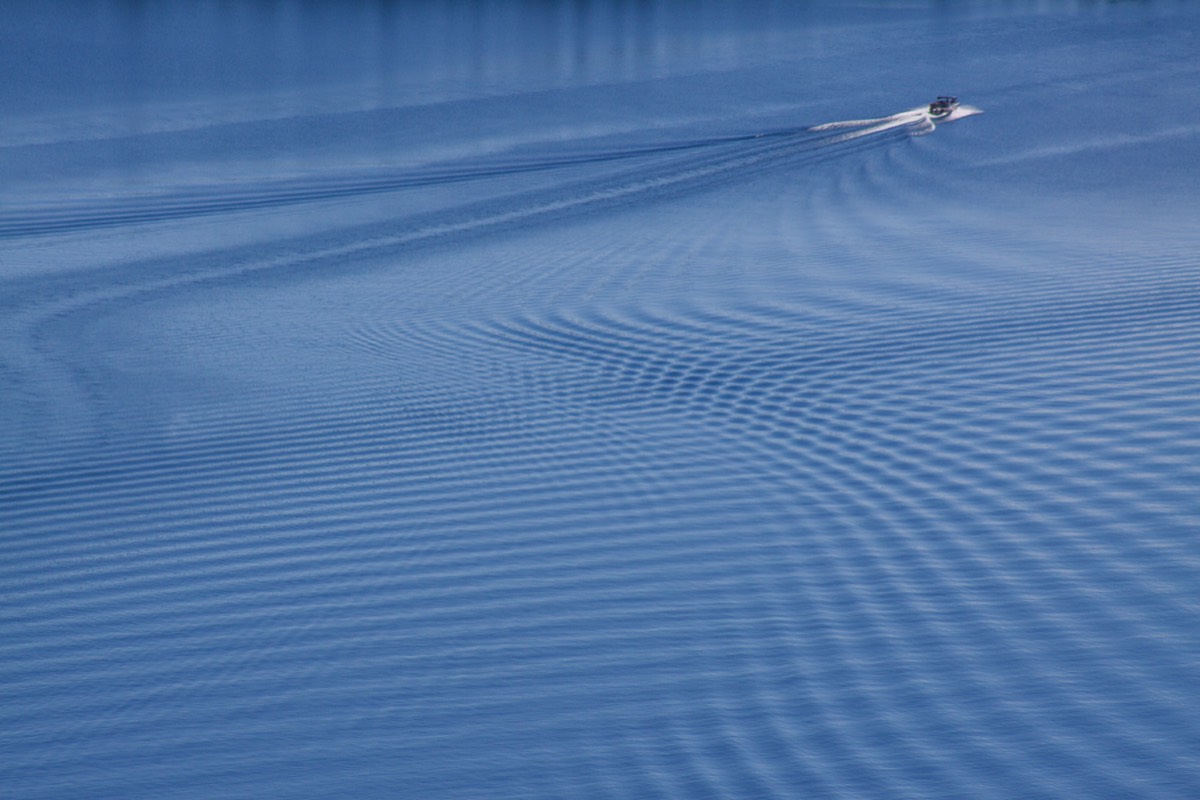 Diffraction patterns in Jenny Lake