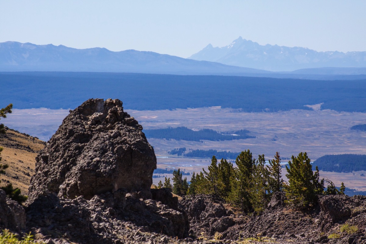 View on Yellowstone from Mount Washburn