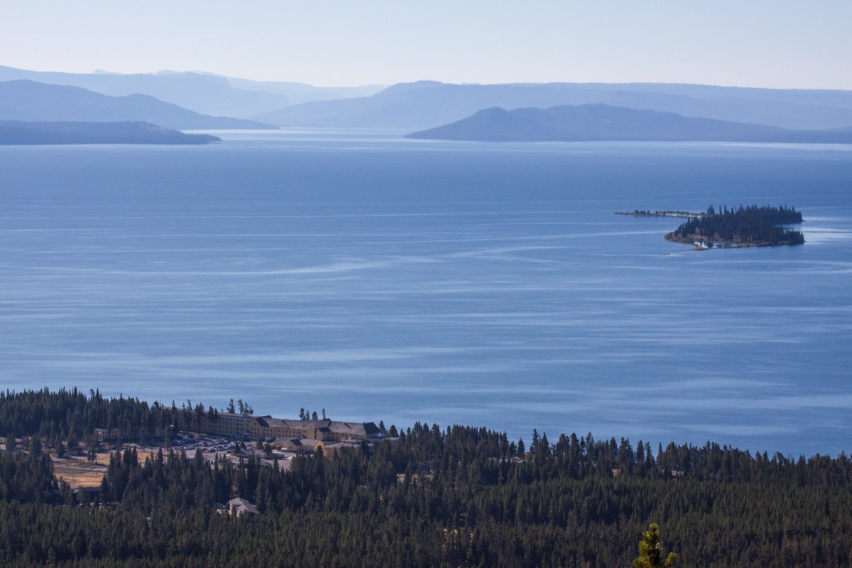 View on Yellowstone Lake from Elephant Back Trail