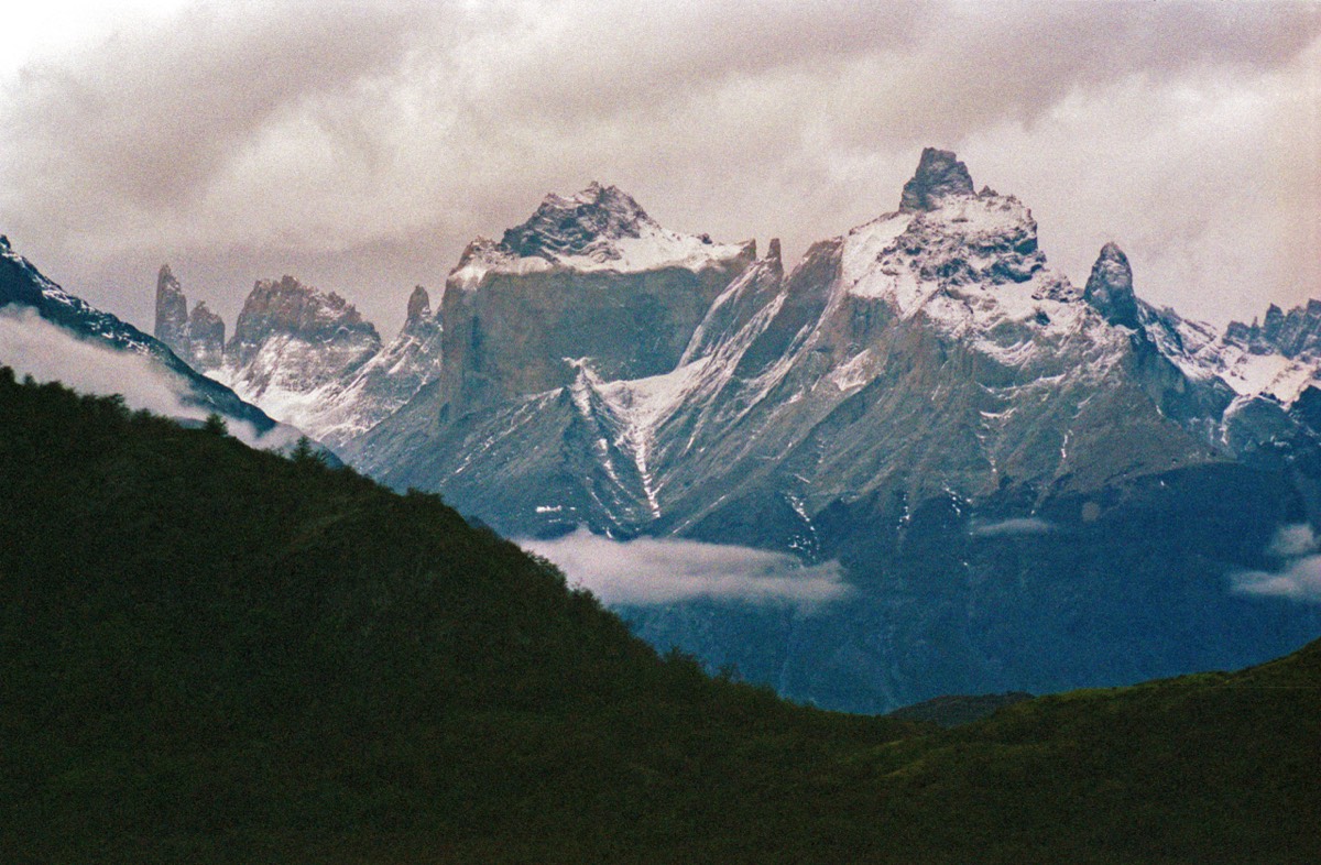 View of the Cuernos (Horns) del Paine