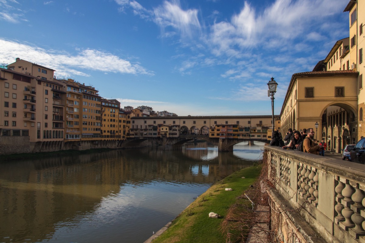 Afternoon view of the Ponte Vecchio