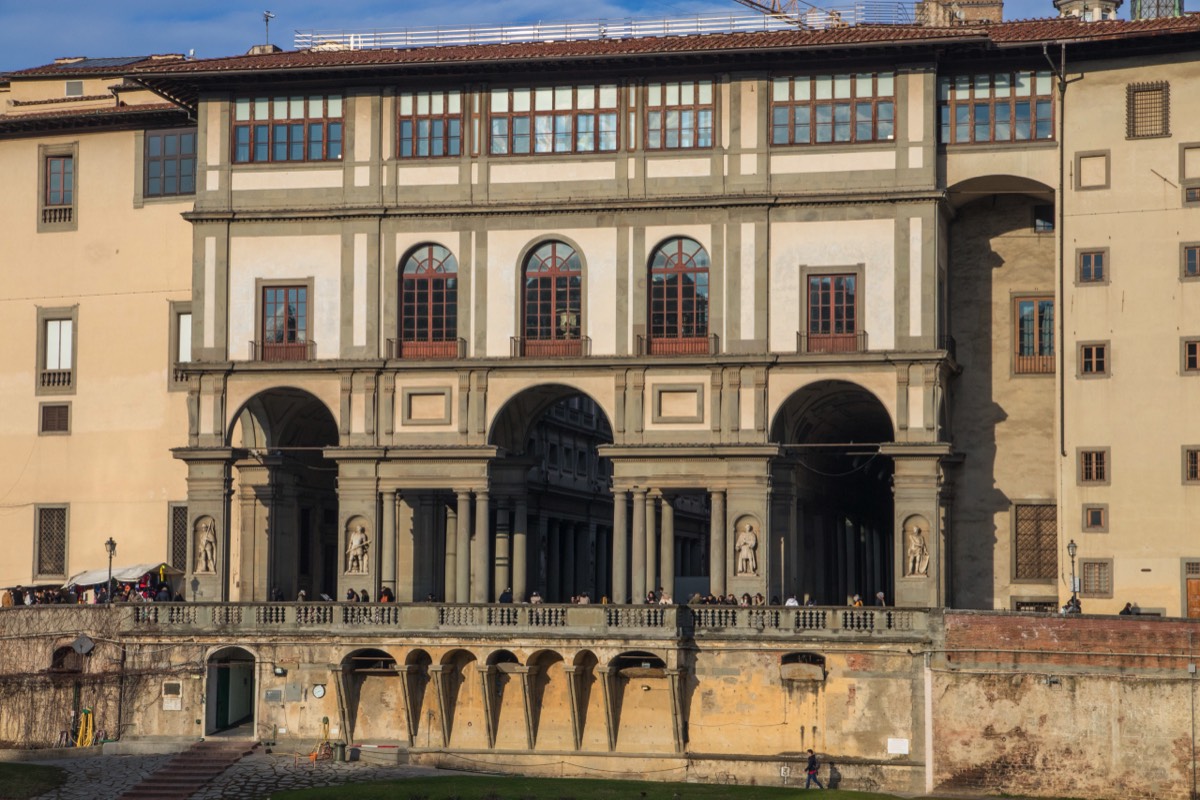 Uffizi museum from the outside
