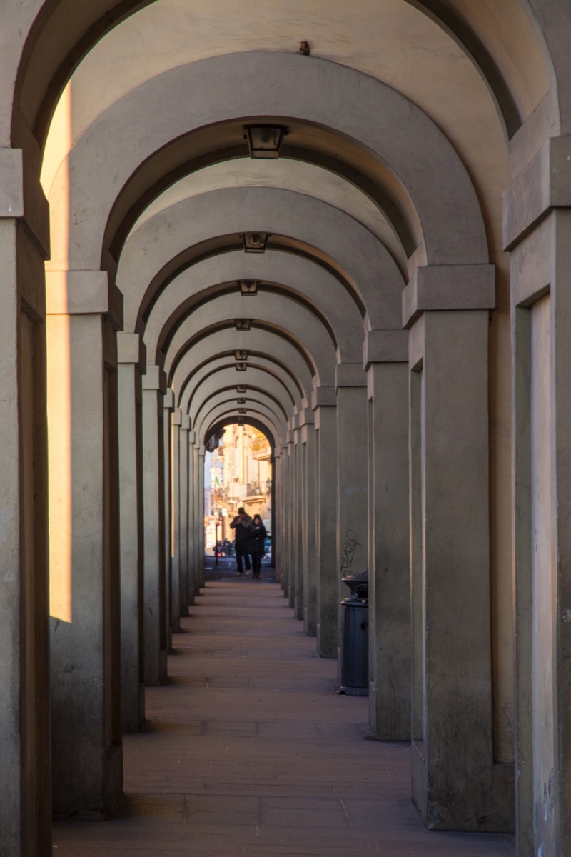 Arcade near Ponte Vecchio