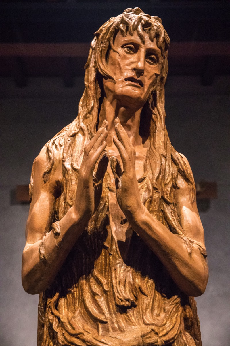Wooden Maria Magdalen by Donatello