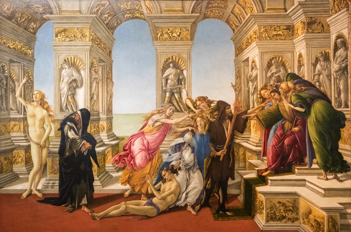 Botticelli - The Calumny of Apelles 