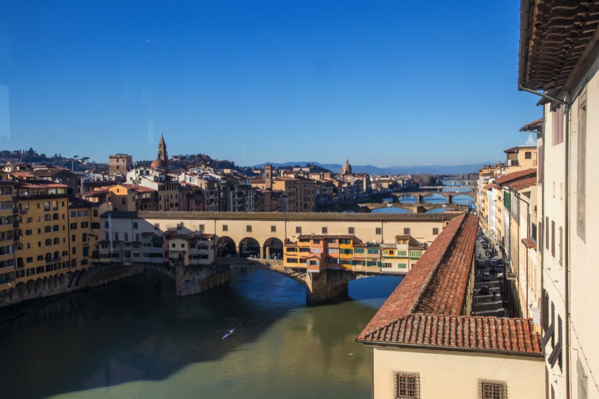 View on the bridges of Firenze