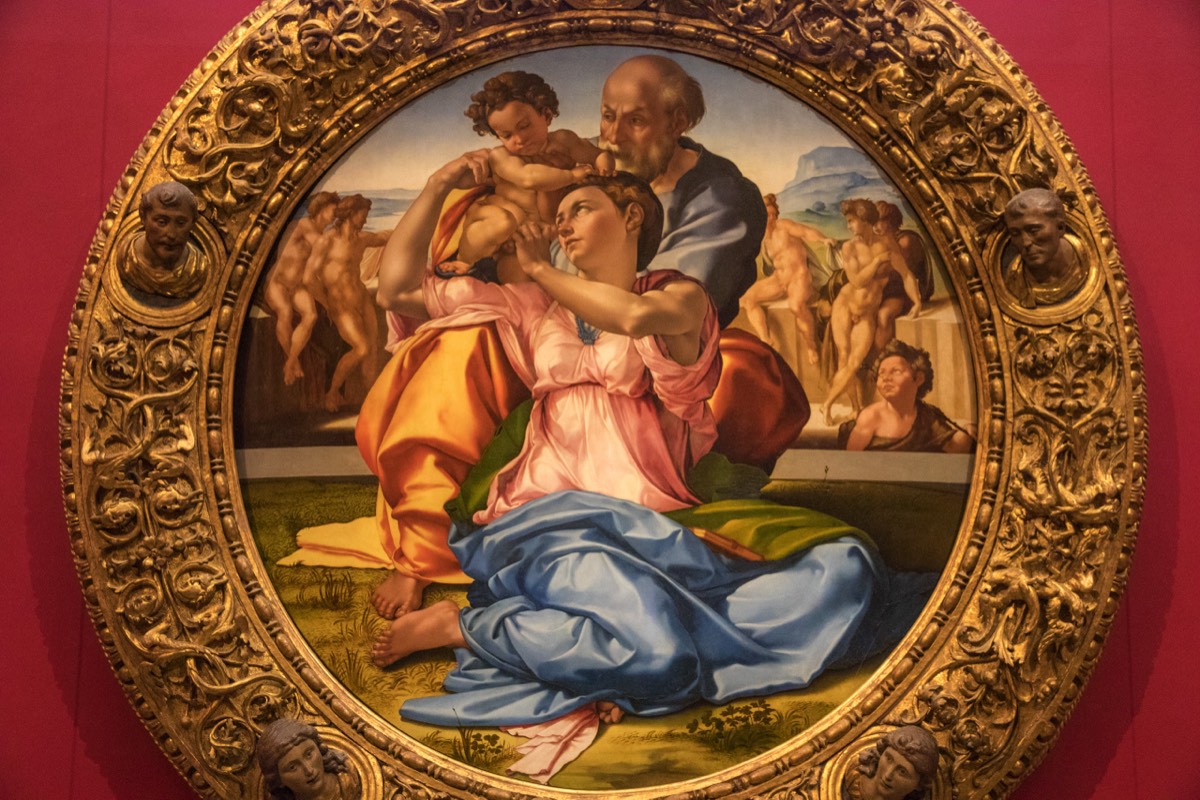 The Holy Family by Michelangelo