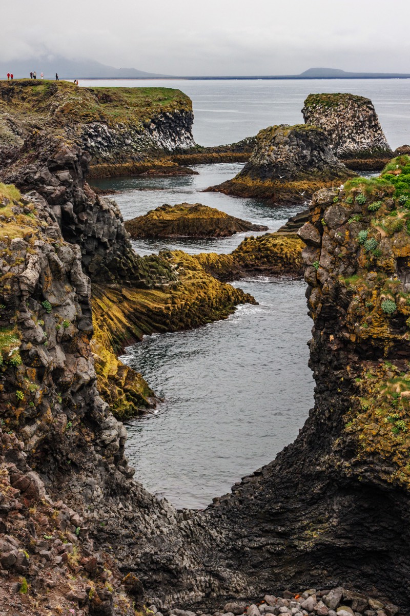Lava sea scape
