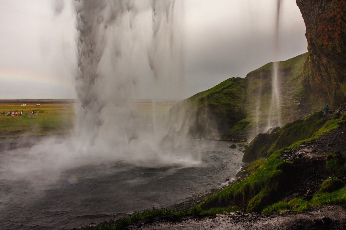 Seljalandsfoss: waterfall you can walk behind to get even wetter