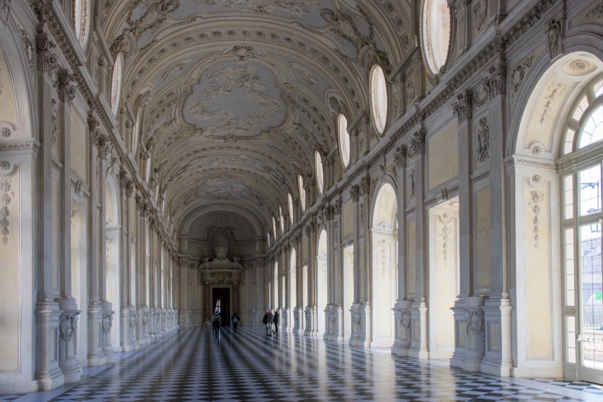 Beautiful hall at La Venaria Reale: Versailles anyone?