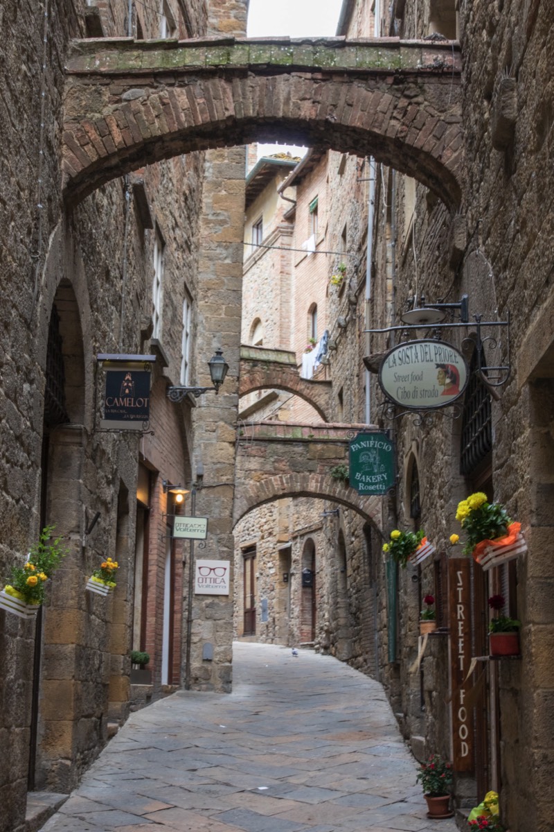 Old street in Volterra