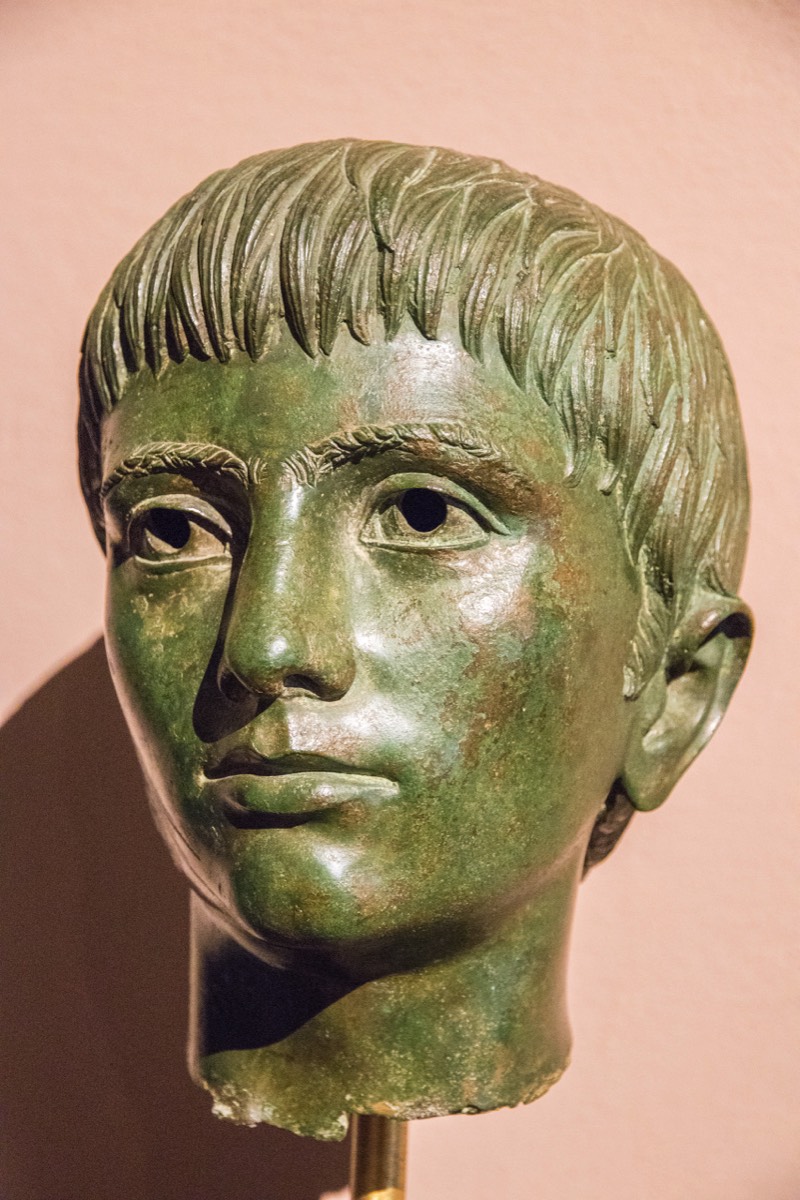 Etruscan boy’s head