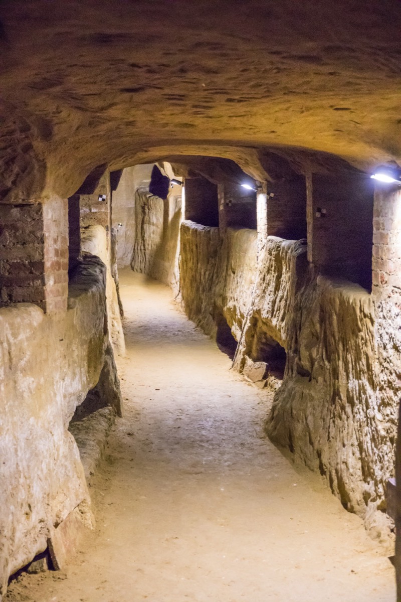 Early Christian catacombs near Chiusi