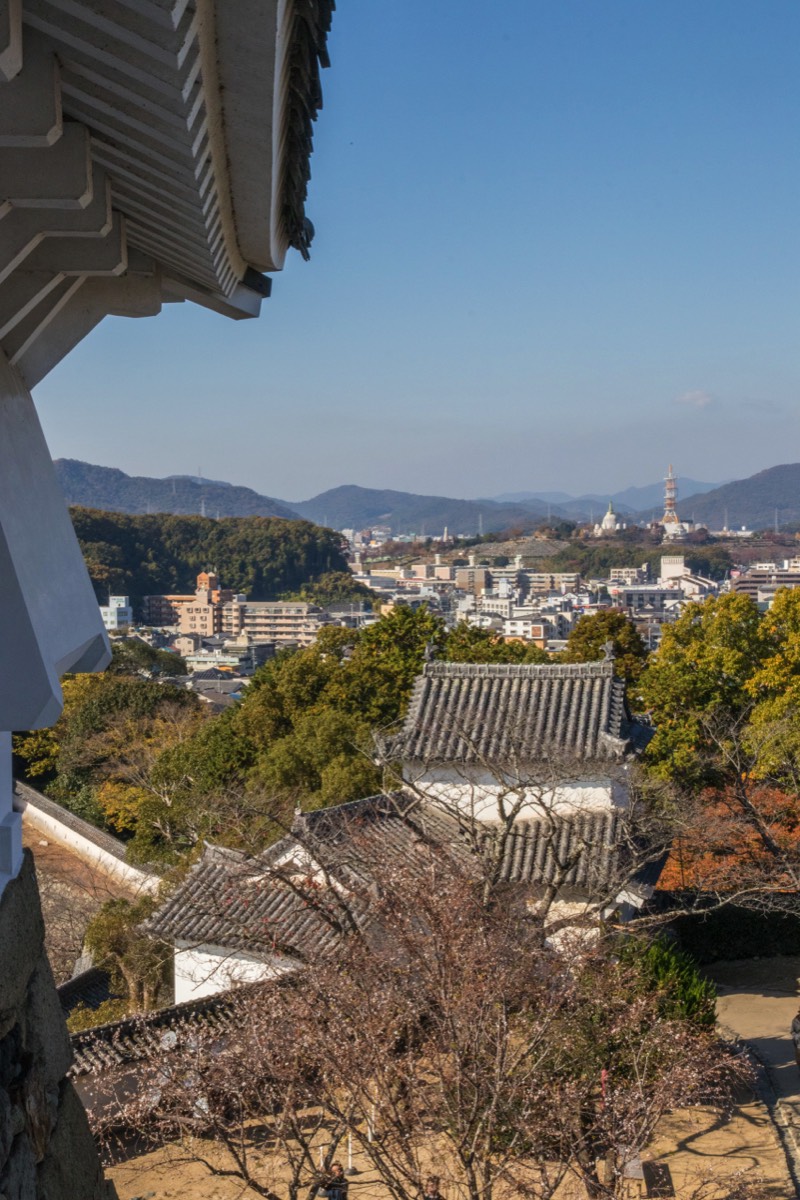 View from Himeji castle 