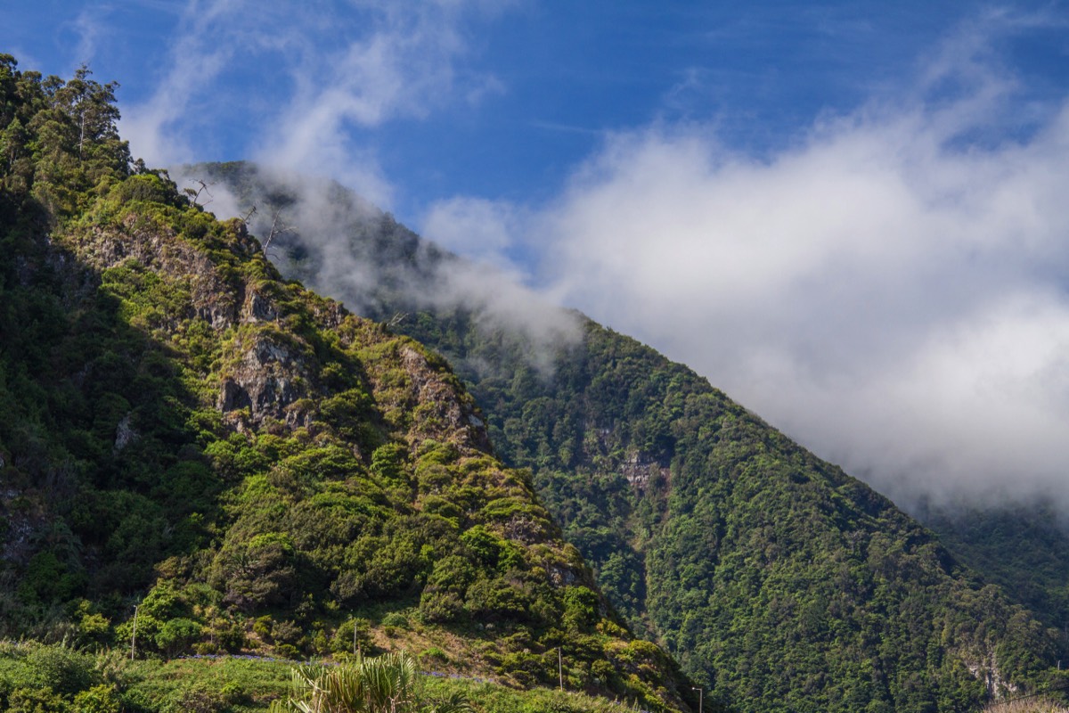 Those mist-clouded mountains (Ponta Delgada)